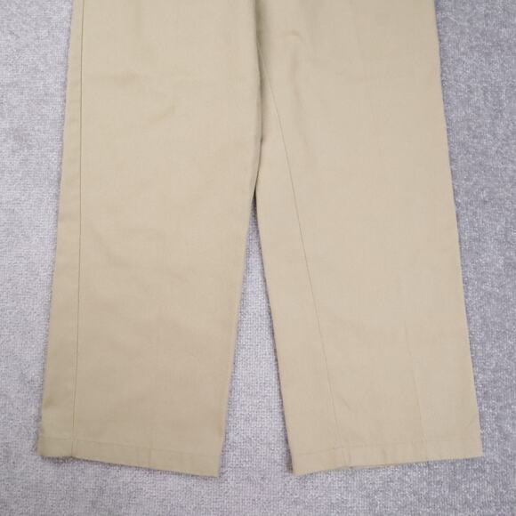 Dickies 874 Straight Leg Canvas Twill Work Pant Flat Front in Khaki Size 38X30 - Picture 5 of 13